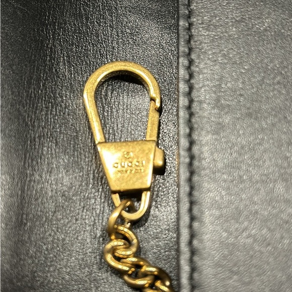 Gucci GG Marmont Chain Flap Bag Matelasse Leather Mini - Picture 8 of 13